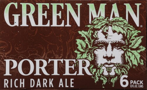 Green Man® Porter Rich Dark Ale Perspective: back