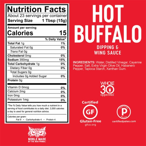 Primal Kitchen Medium Heat Buffalo Sauce, 8.5 oz - Kroger