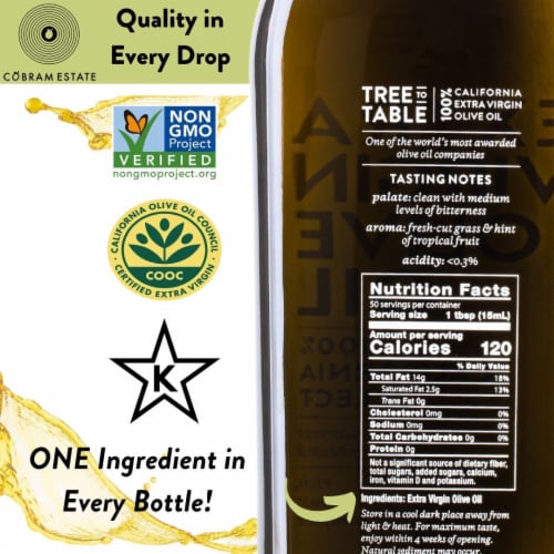 Cobram Estate California Select Extra Virgin Olive Oil Perspective: back