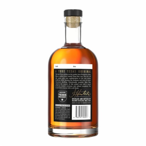 Balcones Whiskey - American Baby Blue Corn Whisky Perspective: back