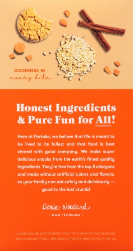 Partake Gluten-Free Vegan Carrot Cake Cookies Perspective: back