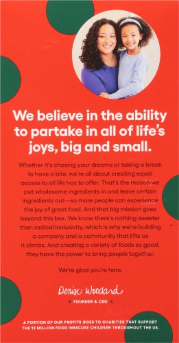Partake Foods Vegan Soft Baked Chocolate Peppermint Cookies Perspective: back