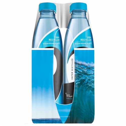 ZenWTR® Vapor Distilled Alkaline Bottled Water Perspective: back