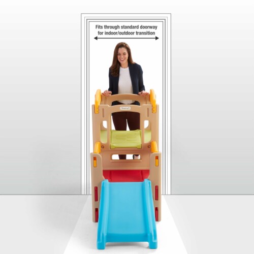 Simplay3 Adventure Climber Playset Perspective: back