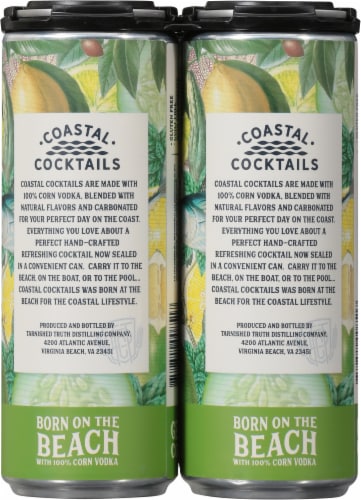 Coastal Cocktails Cucumber Collins Vodka Cocktail Perspective: back