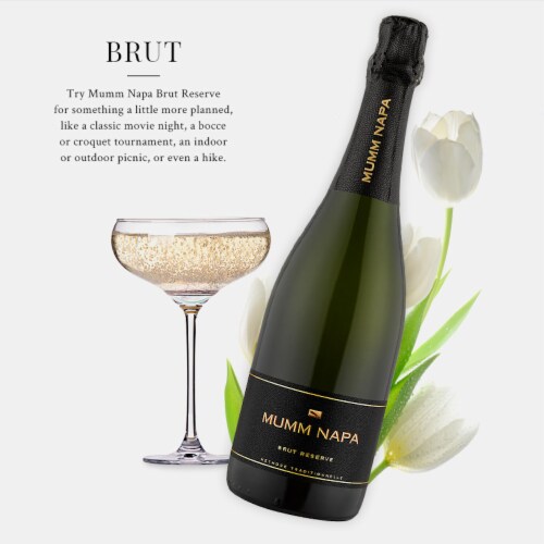 Mumm Napa Brut Prestige Champagne California Sparkling Wine Perspective: back