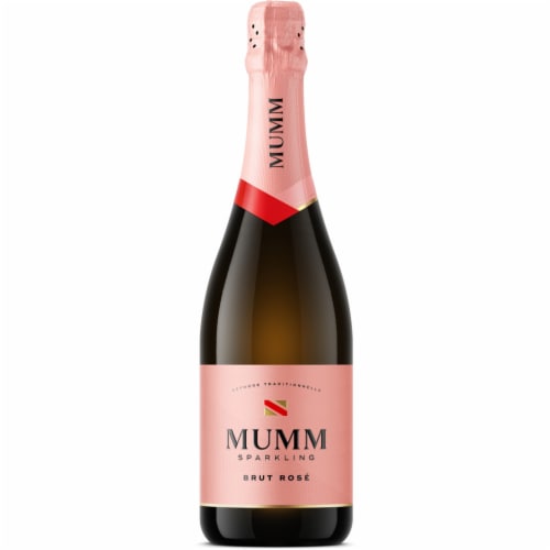 Mumm Brut Rose California Sparkling Wine Perspective: back