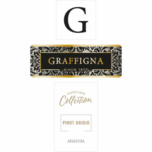 Graffigna Genuine Collection Pinot Grigio Argentina White Wine Perspective: back