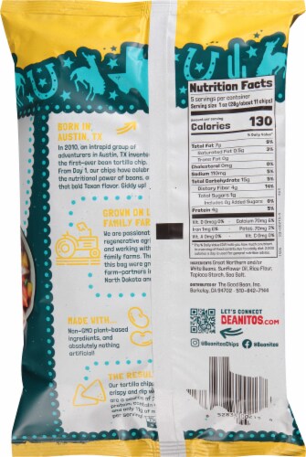 Beanitos® Restaurant Style White Bean Tortilla Chips Perspective: back