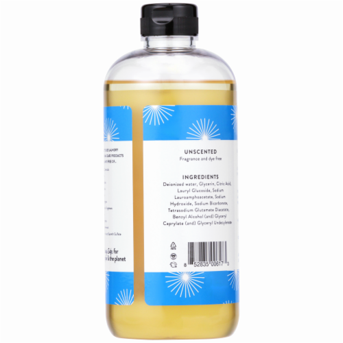 Molly's Suds Unscented Dish Soap Perspective: back