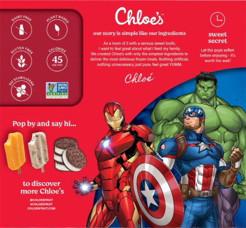 Chloe's Avengers Cherry & Grape Pops Perspective: back