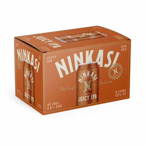Ninkasi Brewing Company Prismatic® Juicy IPA Craft Beer Perspective: back