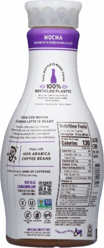Califia Farms® Mocha Almond Milk Latte Perspective: back