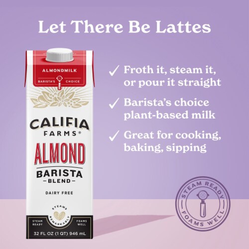 Califia Farms - Almondmilk Almond Barista 32oz Perspective: back