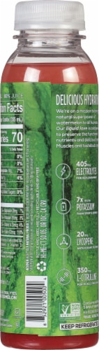 We Grow Water™ WTR MLN WTR™ Cold Pressed Watermelon Juice Perspective: back