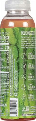 We Grow Water™ Watermelon Lemon Ginger Juice Blend Perspective: back