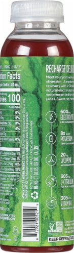 We Grow Water Watermelon Tart Cherry Juice Blend Perspective: back