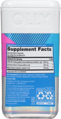 Olly® Lovin' Libido Capsules Perspective: back