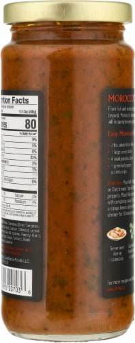 Mina Tagine Moroccan Fish Cooking Sauce Perspective: back
