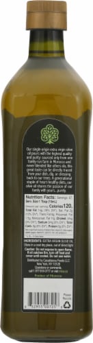 Mina® Single Origin Moroccan Extra Virgin Olive Oil Perspective: back