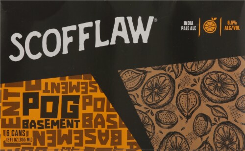 Scofflaw Brewing Pog Basement Ipa 12 Oz (6pk) Perspective: back