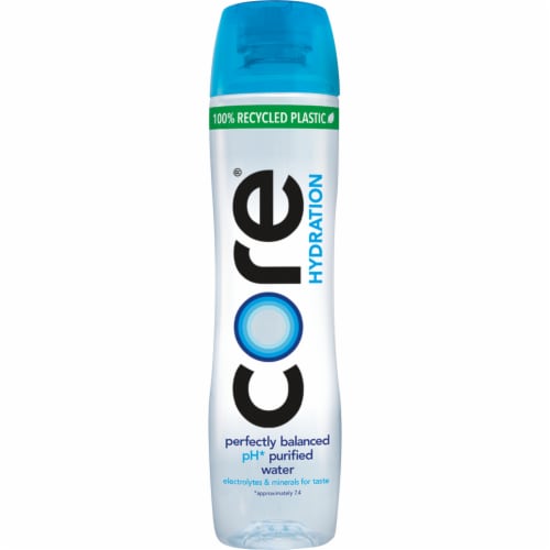 Core® Hydration Perfect pH Bottled Water Perspective: back