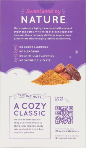 Maxine's Heavenly™ Super Soft Cinnamon Oatmeal Raisin Cookies Perspective: back