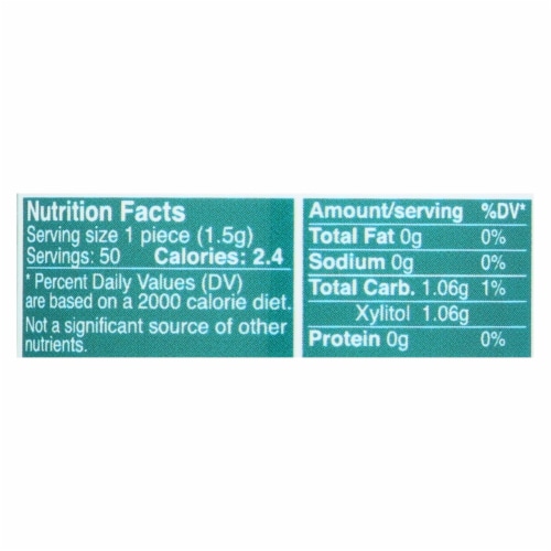 Epic Dental - Xylitol Mints - Wintergreen - 50 CT Perspective: back