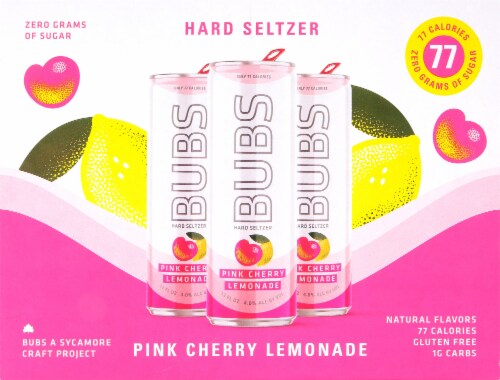 Sycamore Bubs Pink Cherry Hard Lemonade Perspective: back