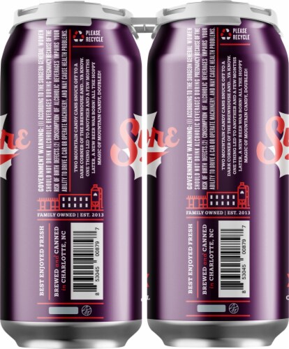 Sycamore Double Candy Double India Pale Ale Beer Perspective: back