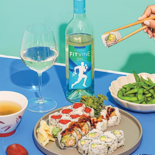 FitVine California Pinot Grigio 750 ml Perspective: back