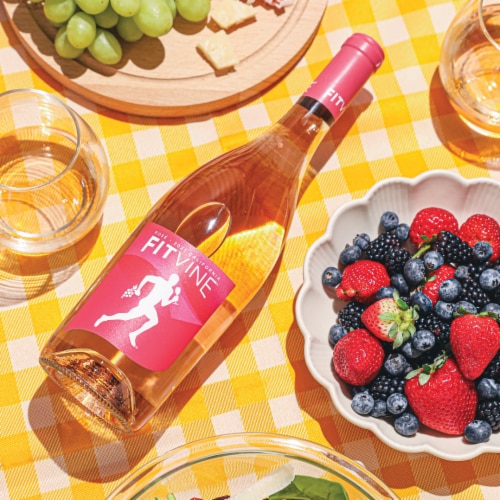 Fitvine Rose Low Calorie Wine Perspective: back