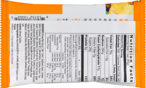 Pro Bar Meal Simply Real Whole Berry Blast Bar Perspective: back