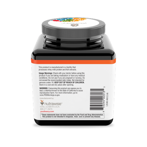 Youtheory Marine Collagen Advanced Formula Perspective: back