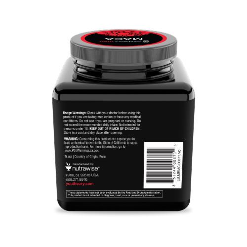 Youtheory®  Mens Maca Capsules Perspective: back