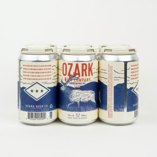 Ozark Beer Company American Pale Ale Craft Beer Perspective: back