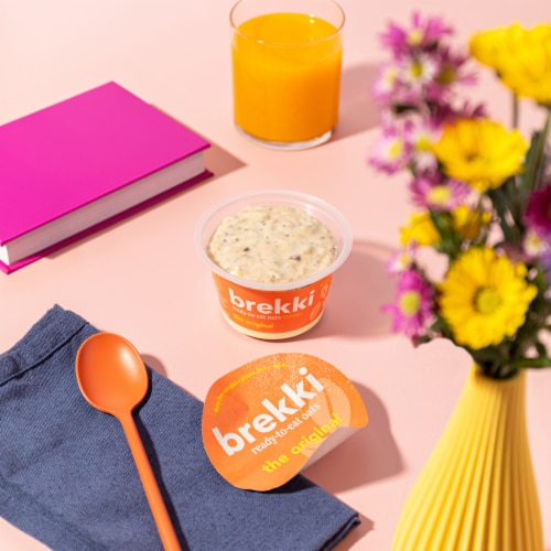 brekki Original Ready-to-eat Oats Perspective: back