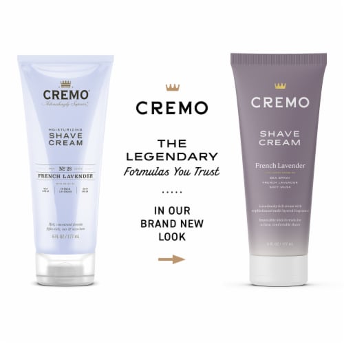 Cremo Shave Cream for Women Luxuriously Rich Moisturizing Cream French Lavender Scent Perspective: back