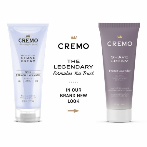 Cremo Moisturizing Formula French Lavender Women's Shave Cream Perspective: back