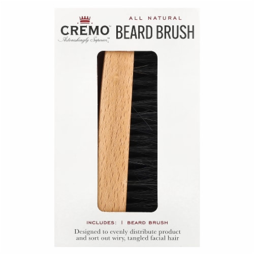 Cremo All Natural Beard Brush Perspective: back
