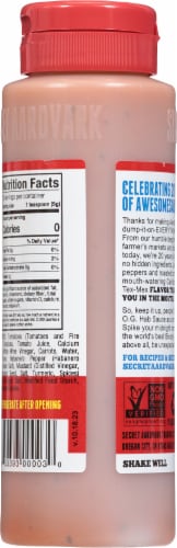 Secret Aardvark™ Habanero Hot Sauce Perspective: back