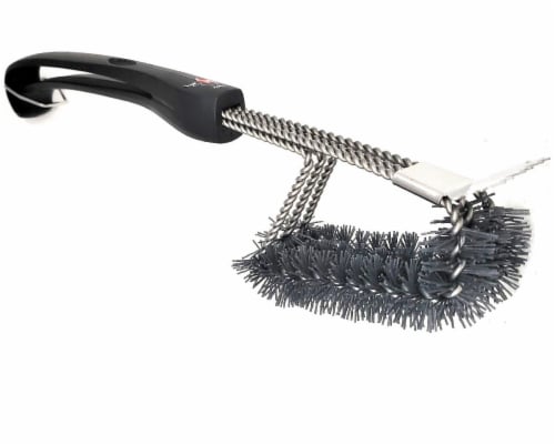 Safe/Clean Ceramic Nylon Grill Brush with Scraper - Metal Bristle Free, 1 -  Fred Meyer