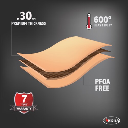 KONA Best Copper Grill Mats Gold Series Non Stick Copper BBQ