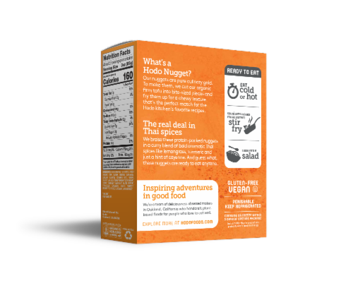 Hodo® Organic Thai Curry Nuggets Perspective: back
