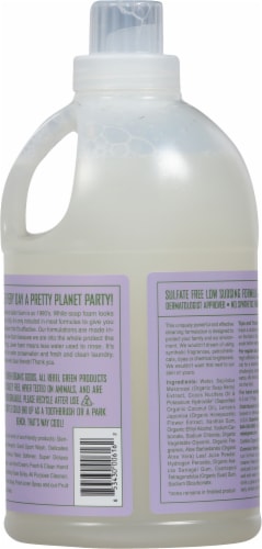 Rebel Green Lavender & Grapefruit Fresh Liquid Laundry Detergent Perspective: back