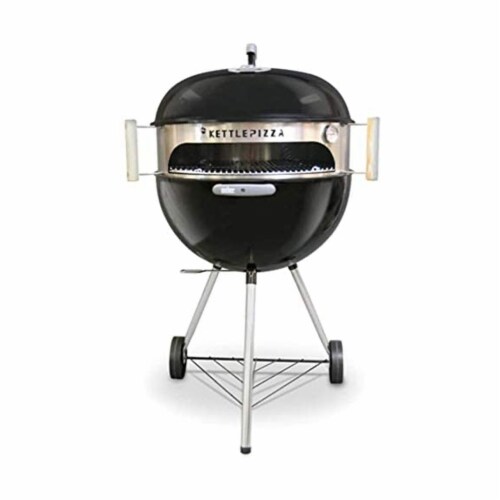 KettlePizza Deluxe Stainless Steel Pizza Oven Portable Kit for Charcoal Grills 1 Piece Mariano s