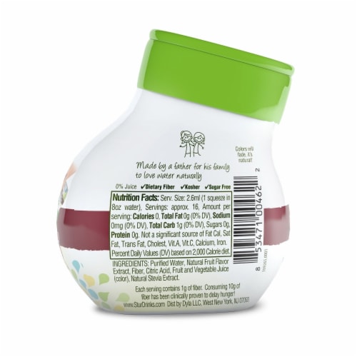 Stur® Naturally Skinny Black Cherry Liquid Water Enhancer Perspective: back