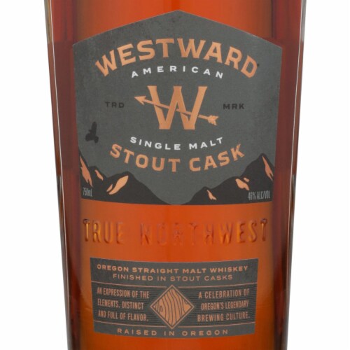Westward American Single Malt Stout Cask Oregon Whiskey Perspective: back