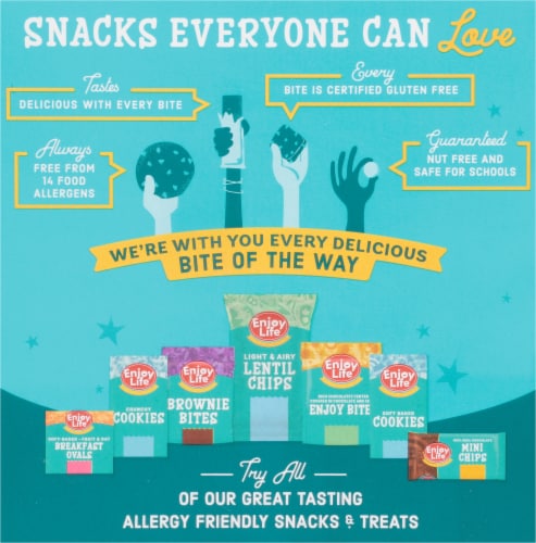 Enjoy Life Cocoa Loco Soft Baked Chewy Gluten Free Granola Bars Perspective: back