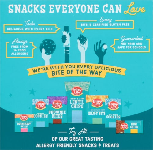Enjoy Life™ Gluten-Free Sunseed Crunch Soft Baked Chewy Bars Perspective: back